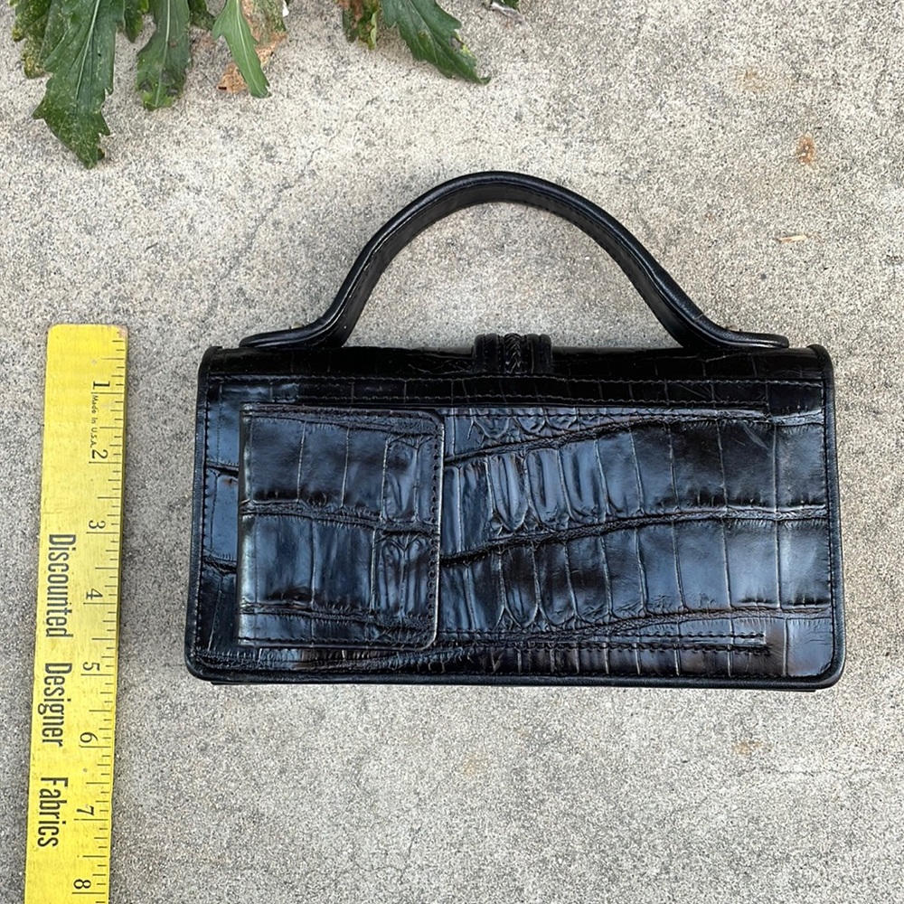 Leather, Reptile Skin Pattern, Rectangular, One H… - image 6